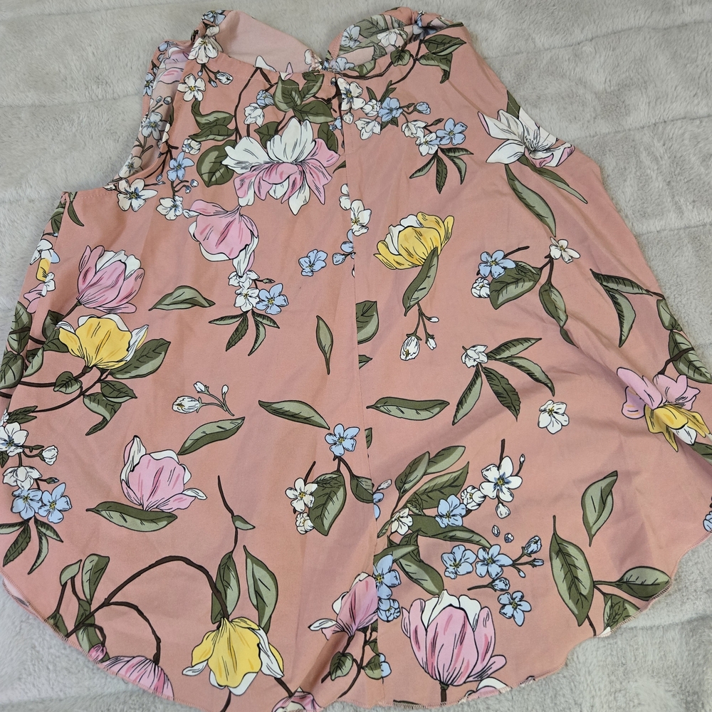 Floral Sleeveless Tank Top